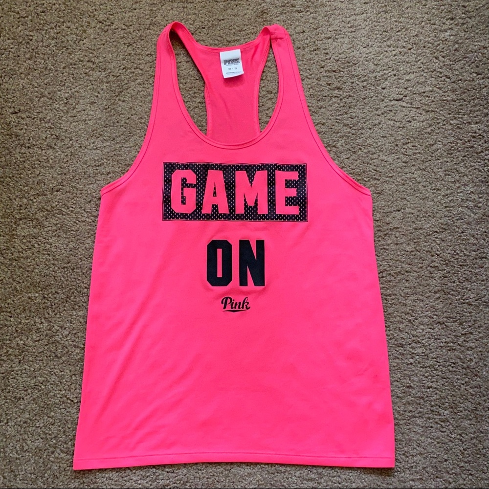 VS PINK Game on tank size XS